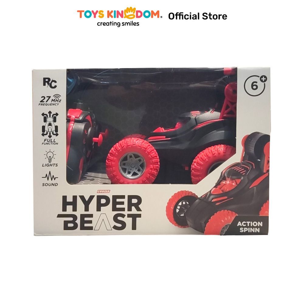 Toys Kingdom Cruzer Hyper Beast Action Spin Remote Control - Hijau Toys Kids Toy Mainan Kendaraan Da