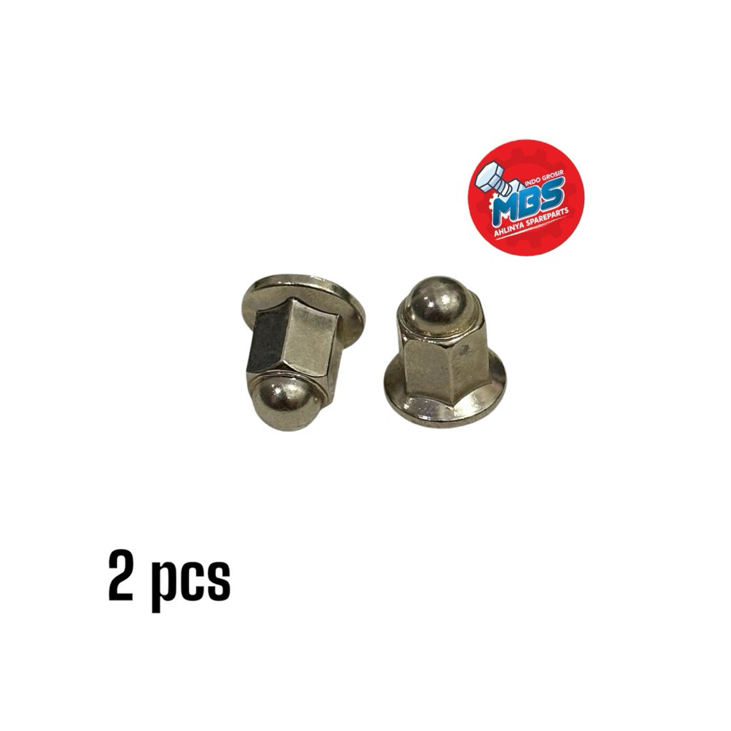 NUTS / MUR TOPI 11 M7 KUNCI 10 MUR BAUT KNALPOT HEAD  GENIO BEAT PCX SUPRA GRAND DSB COCOK UNTUK VES