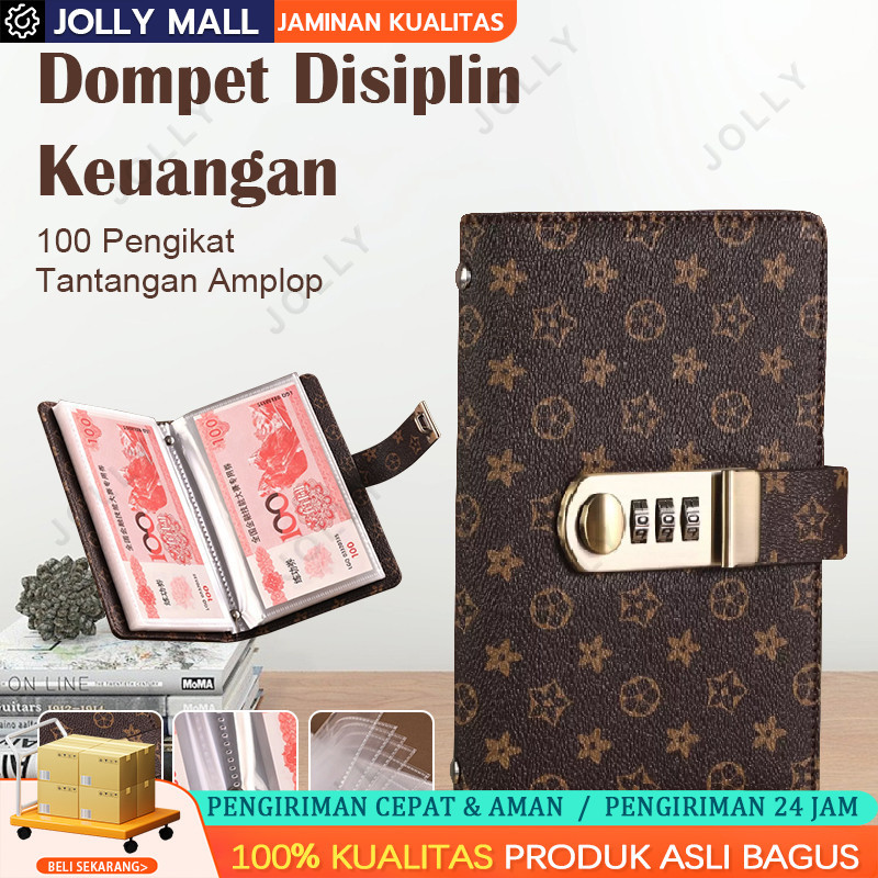 Dompet Disiplin Keuangan / Dompet Kas Keuangan Tabungan / Dompet Pengatur Bulanan