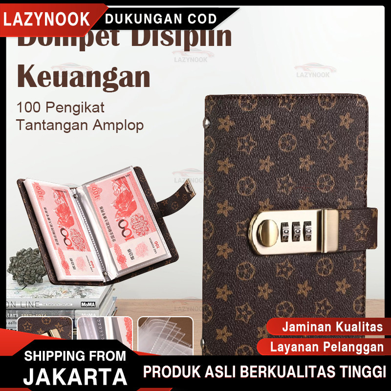 Dompet Disiplin Keuangan / Dompet Kas Keuangan Tabungan / Dompet Pengatur Bulanan