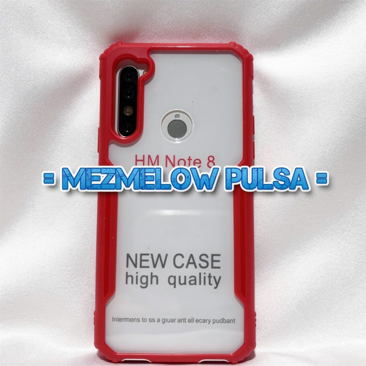 Armor Fusion / Casing Caseng Transparant Hard Case XIAOMI REDMI NOTE 8 BIASA