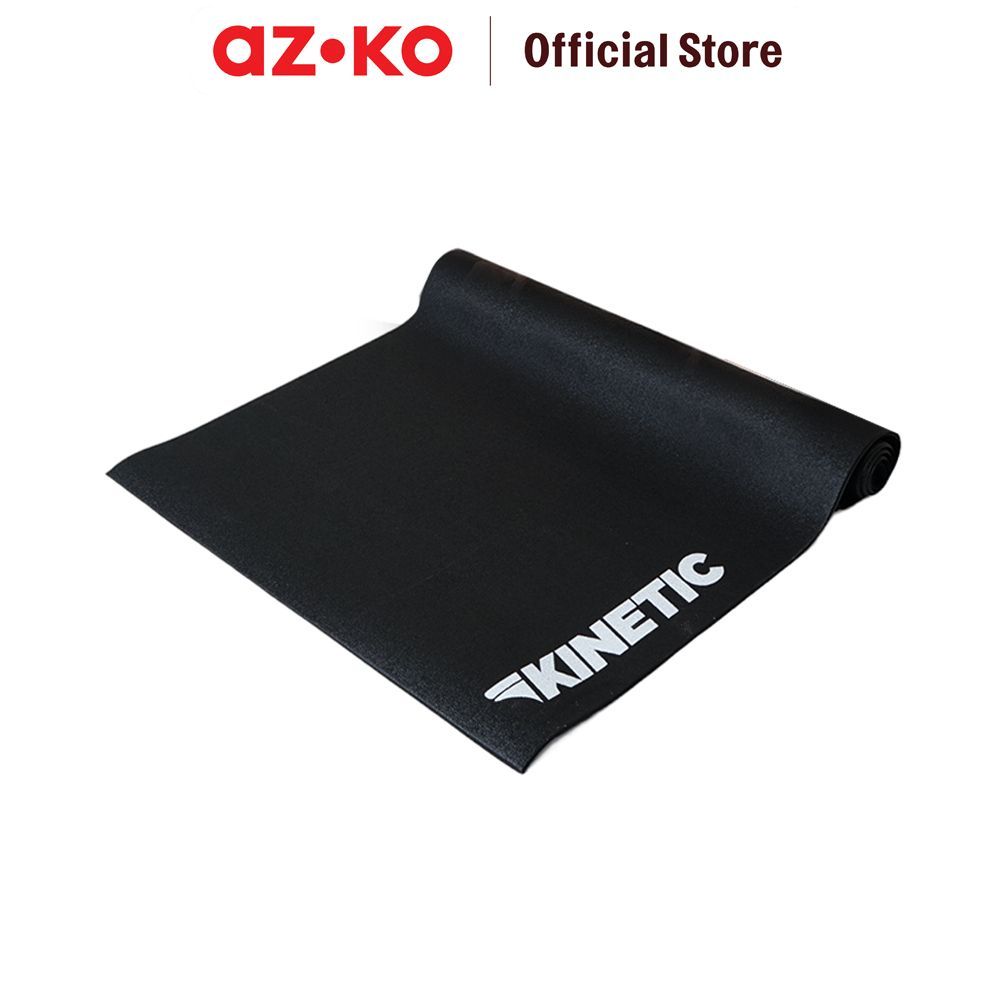 AZKO Kinetic 198X91.5 cm Karpet Treadmill - Hitam Matt Pvc Perlengkapan Olahraga Karpet Anti Slip