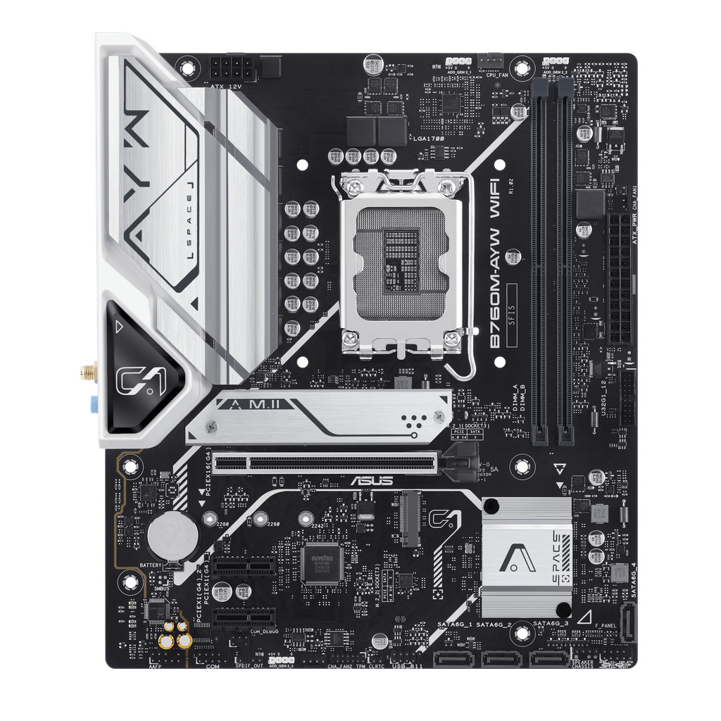 ASUS PRIME B760M-AYW WIFI DDR5 | MOTHERBOARD INTEL B760 LGA1700 DDR5 mATX