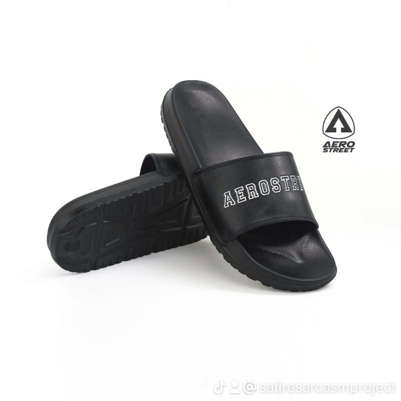 Aerostreet Prime Hitam 39-43 Sandal Slop Aerostreet Original