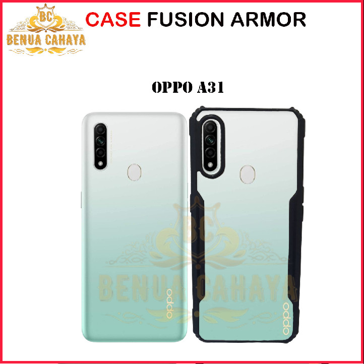CASE FUSION ARMOR OPPO A6X A6 PRO A1K / A3S / A5S / A7 / A11K / A12 / F9 / A5 2020 / A9 2020 / A16K 