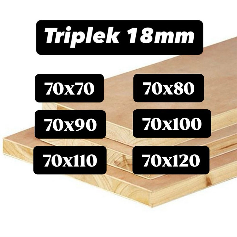 Triplek Premium 70cm Tebal 18mm Meranti merah Plywood Multiplek