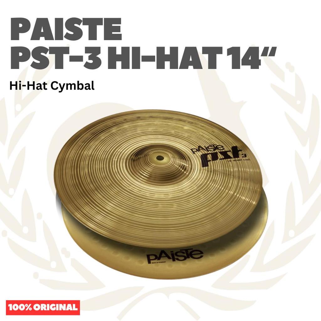 Paiste PST-3 Hi-Hat 14" - Cymbal Drum Simbal Hihat PST3 14inch