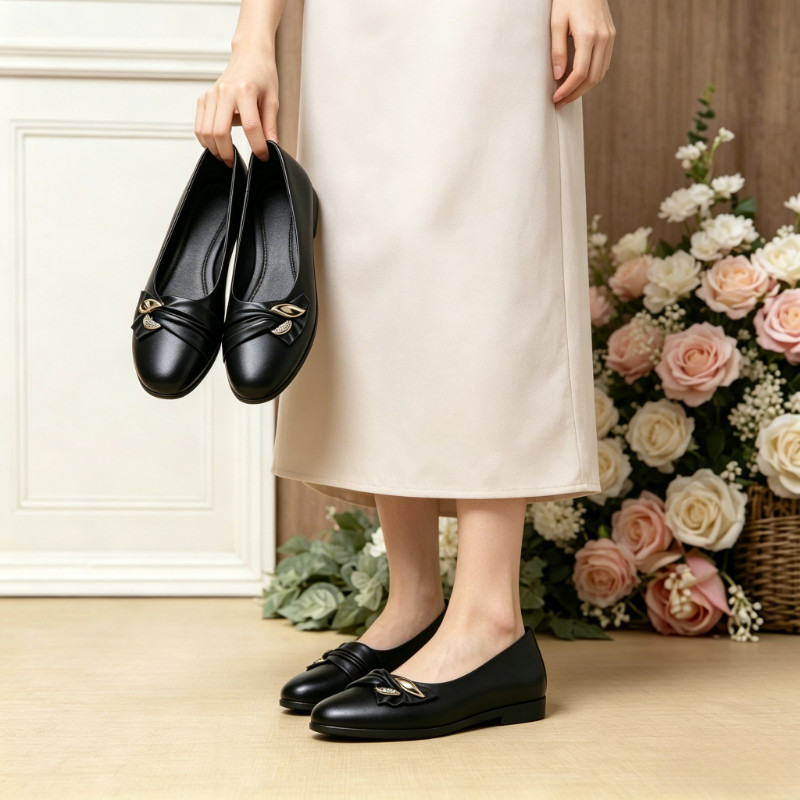 Sepatu Wedges Wanita Sepatu Jelly Wedges Kerja Wanita