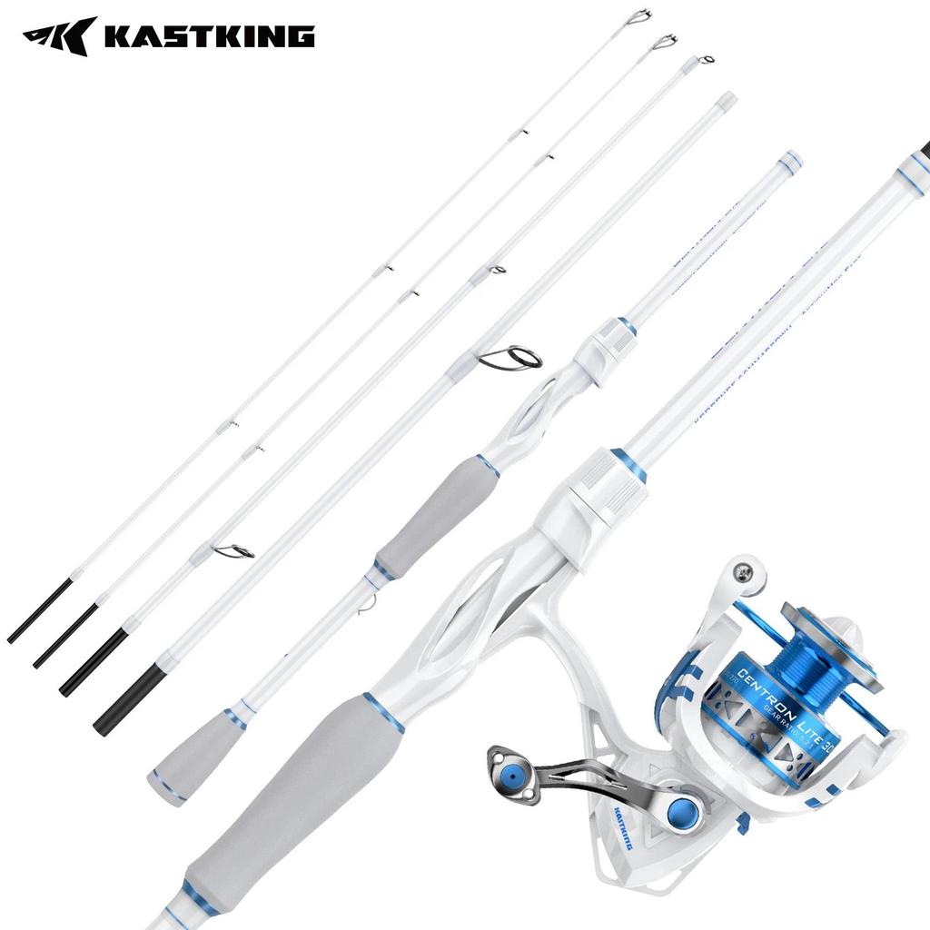 KastKing Centron Lite Spinning Combo Travel Fishing Rod & Reel Packable Spinning Combos Lightweight 