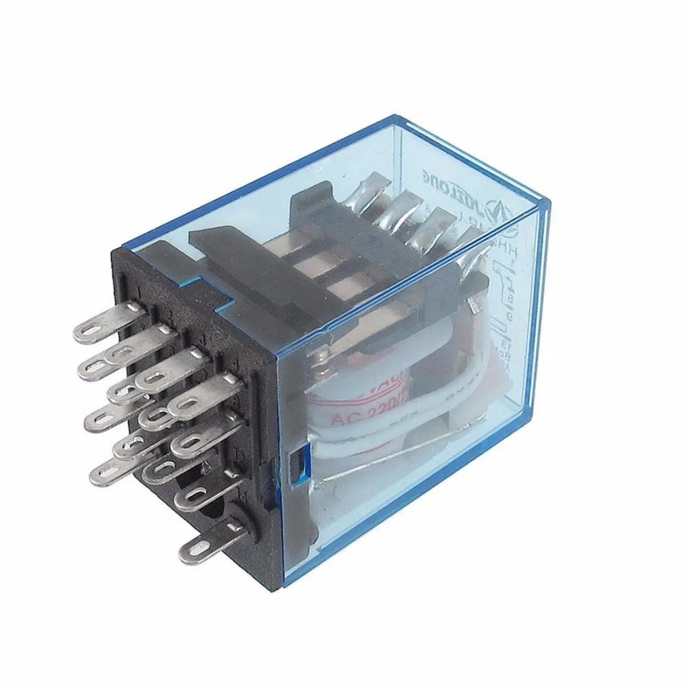 HH54P 4PDT 4NO 4NC 14-Pin 14P Electromagnetic Power Relay