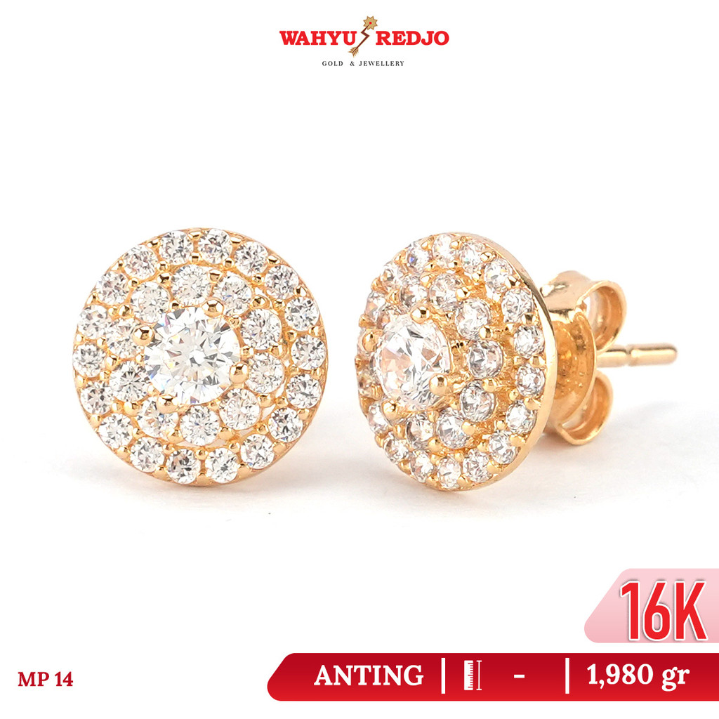 Anting-Anting Emas Tusuk Gemstone 16K Wahyu Redjo AN-16K-31737971-PMR