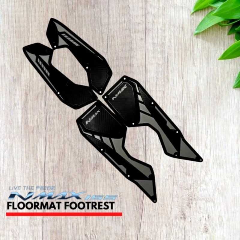 Karpet Motor NMAX 2020–2022 Premium – Alas Kaki Anti Slip – Karpet Dasar NMAX Aksesoris Motor Sporty