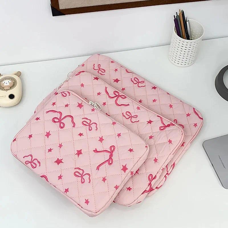 Cute Laptop Case 14 16 In Laptop Sleeve for Macbook Puffy Laptop Cover Quilted Laptop Sleeve Case Bo
