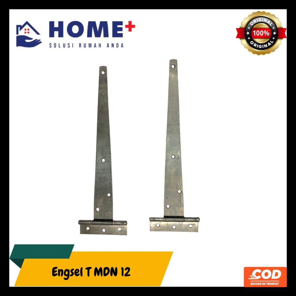 Iron T Hinge Gudang Garasi Engsel T 12 Inch MDN