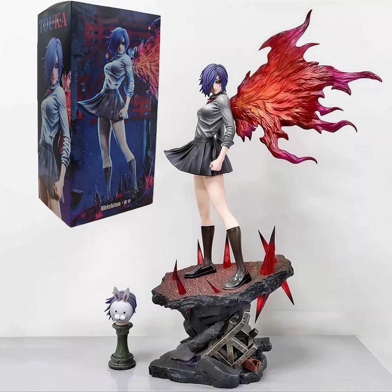 40cm Tokyo Ghoul Kirishima Touka Anime Figure ARTFX J Ken Kaneki/Tohka Action Figure Haise Sasaki Fi
