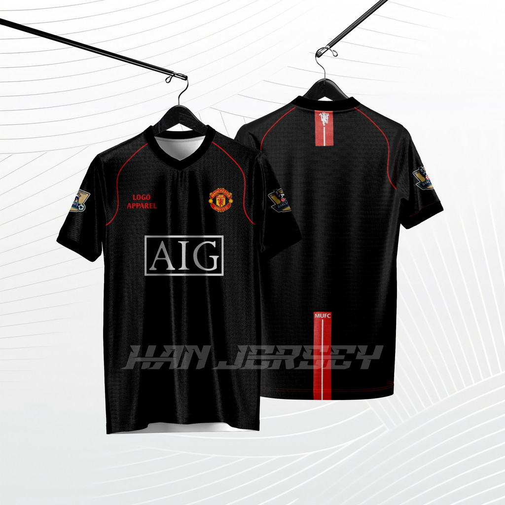 Jersey MU UTD 2007 Full Printing Gratis Nama dan Nomor Punggung