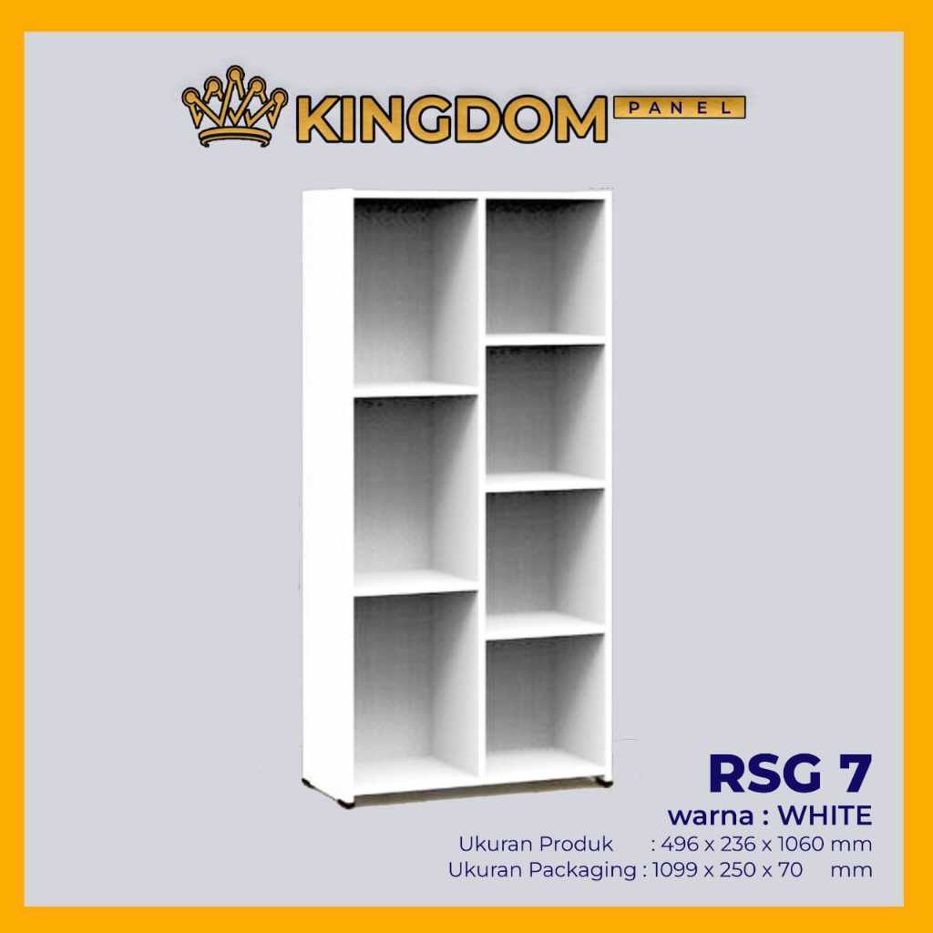 RAK SERBAGUNA / RAK BUKU / RAK SUSUN 7 RAK MINIMALIS baju