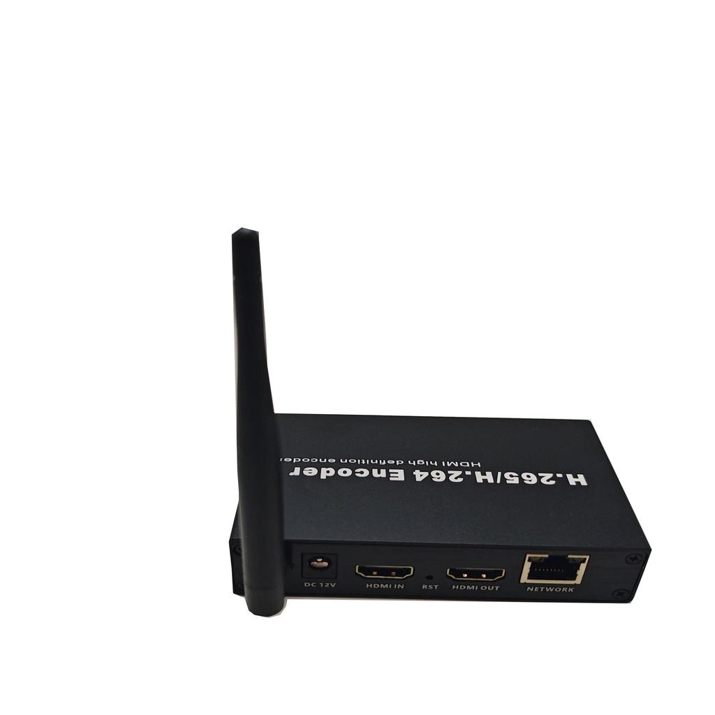 wifi Wireless HD Loop out Video Encoder H265 H264 HEVC IPTV HDMI to IP RTMP SRT UDP HLS RTSP Live