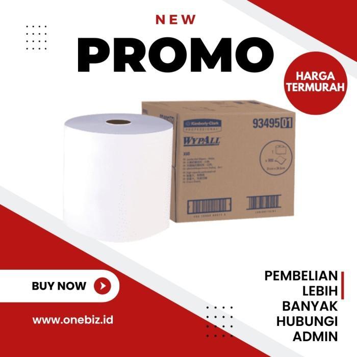 WYPALL X60 93495 Wipers Kimberly, jumbo roll, 900 sheets per roll