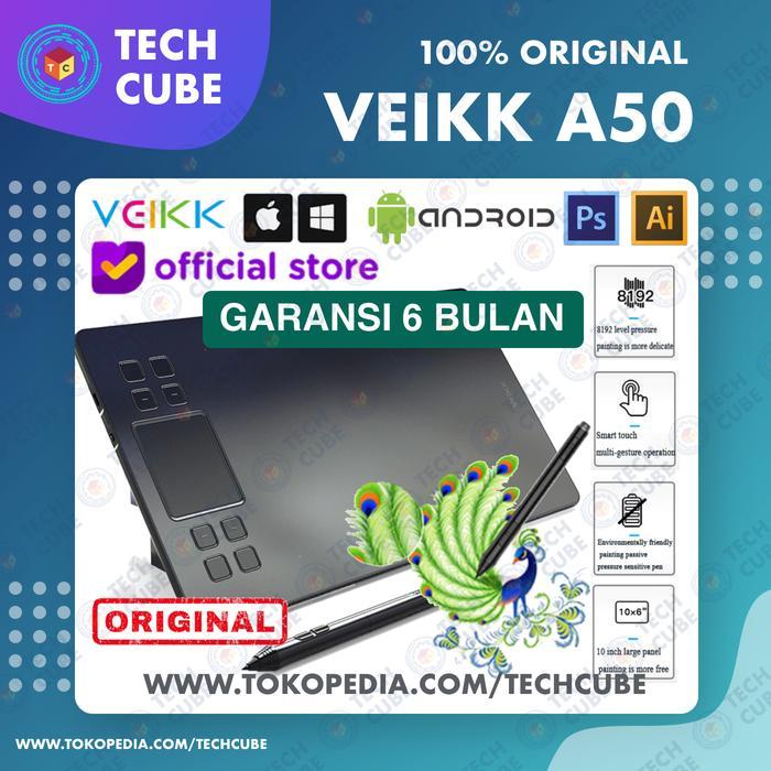 VEIKK A50 Digital Graphic Drawing Pen Tablet Alt A30 A15 PRO H950P - Tablet