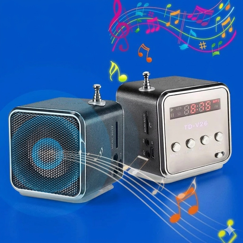 Speaker Bluetooth Mini Murah Awet Kuat Praktis Ringkas Speaker Portable Bagus Bahan Stainless Steel 