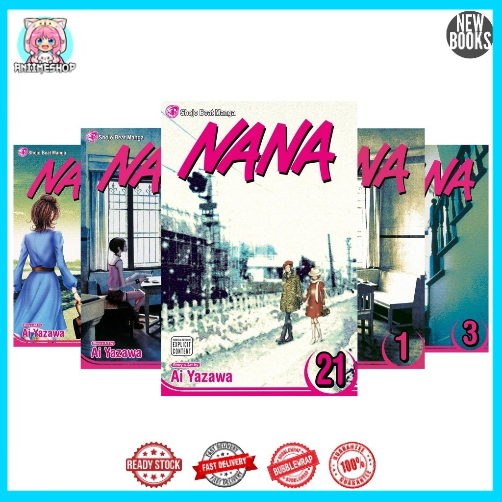 Manga Nana, by Ai Yazawa (21 book series)