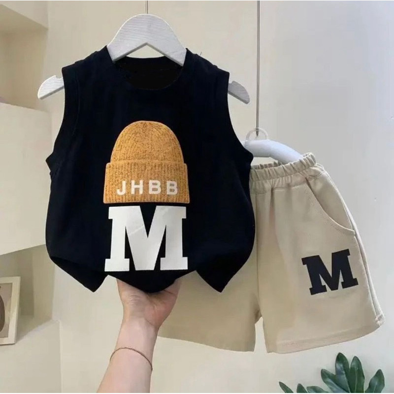 SETELAN BAJU ANAK LEKBONG SINGLET BAYI ANAK LAKI LAKI 1-5TAHUN