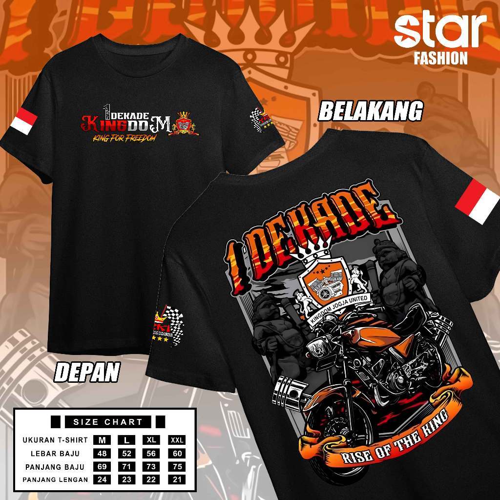KAOS RX KING KiNGDOM 1 DEKADE YRKI 161JOGJA UNITED
