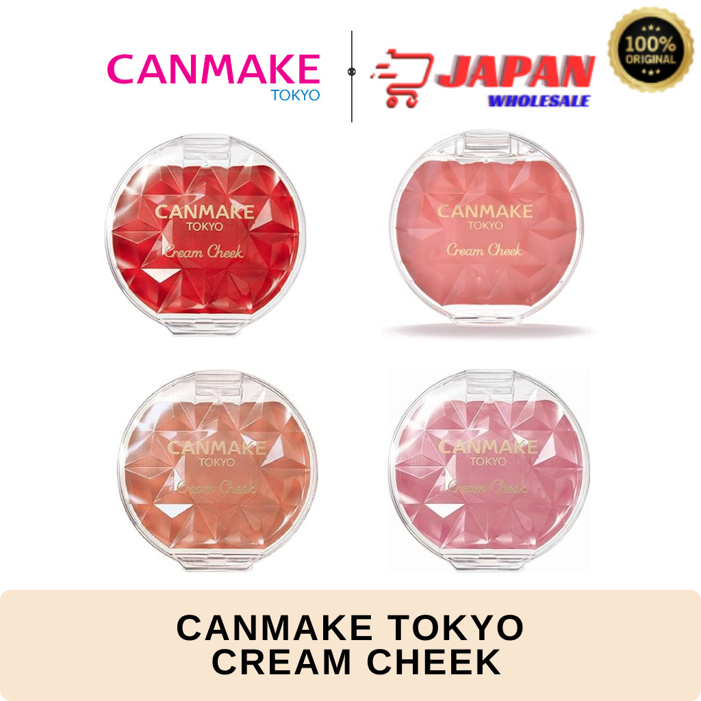 Canmake Cream Cheek | Canmake Blush On | Canmake Original Jepang