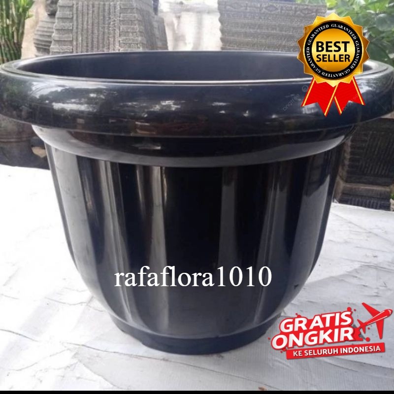 pot hitam diameter 50cm pot tanaman