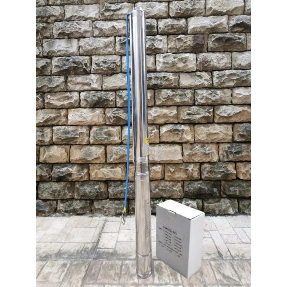 MAXPUMP Pompa Satelit 3" 2HP Pompa Air Celup Satelit/Sumbmesible Pump/Pompa Sibel Nonkabel + Control