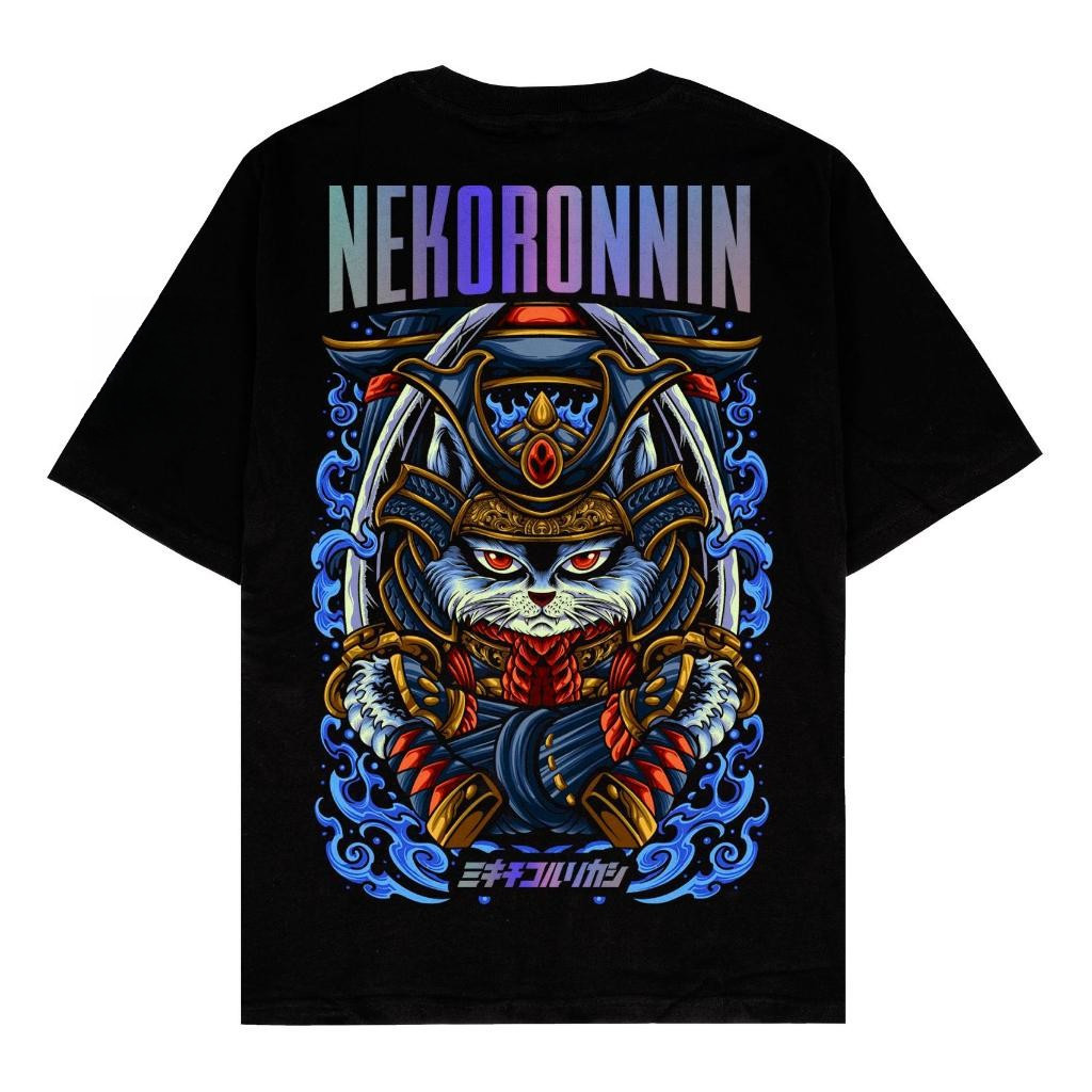 Kaos Pria Wanita Ngab Kaos Baju Sablon Rainbow Nekoronnin Unisex