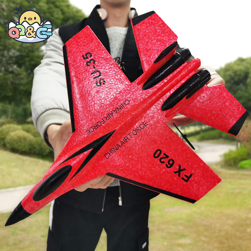 FX-620 SU-35 RC Remote Control Airplane 2.4G Remote Control Fighter Hobby Plane Glider Airplane EPP 