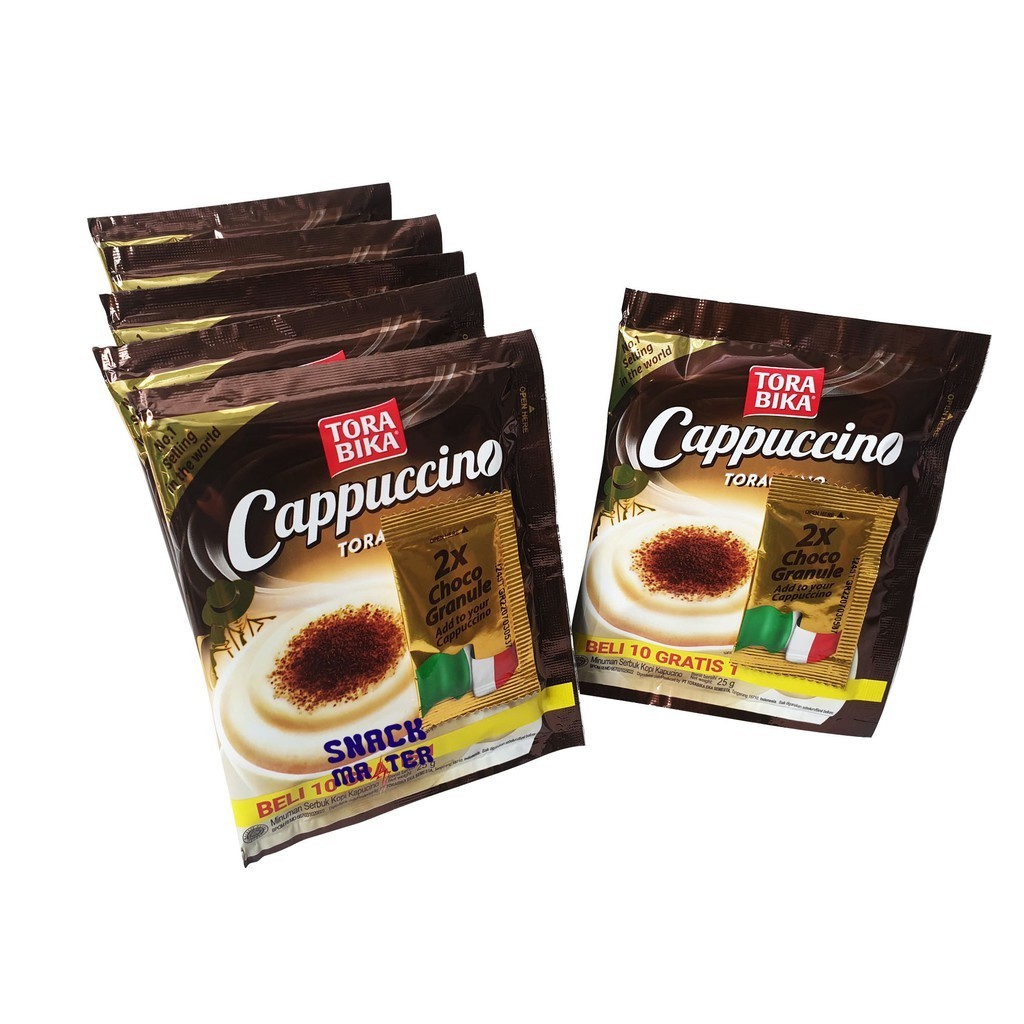 CIKI SNACK Torabika Cappucino Toracino - Netto 10 bks x 25 gr
