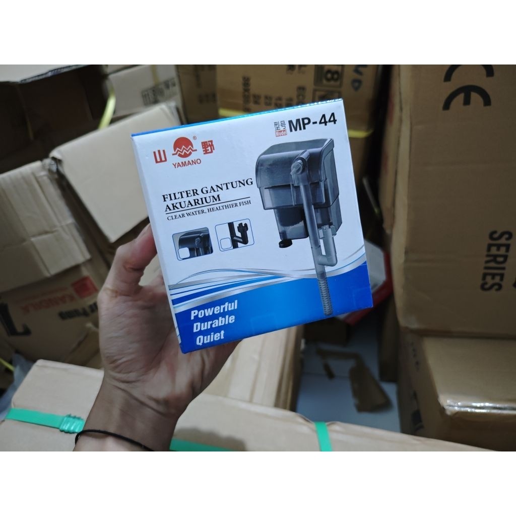 Filter Gantung Yamano MP-44 + Skimmer - Filter Aquarium Aquascape Ultra Slim 40cm