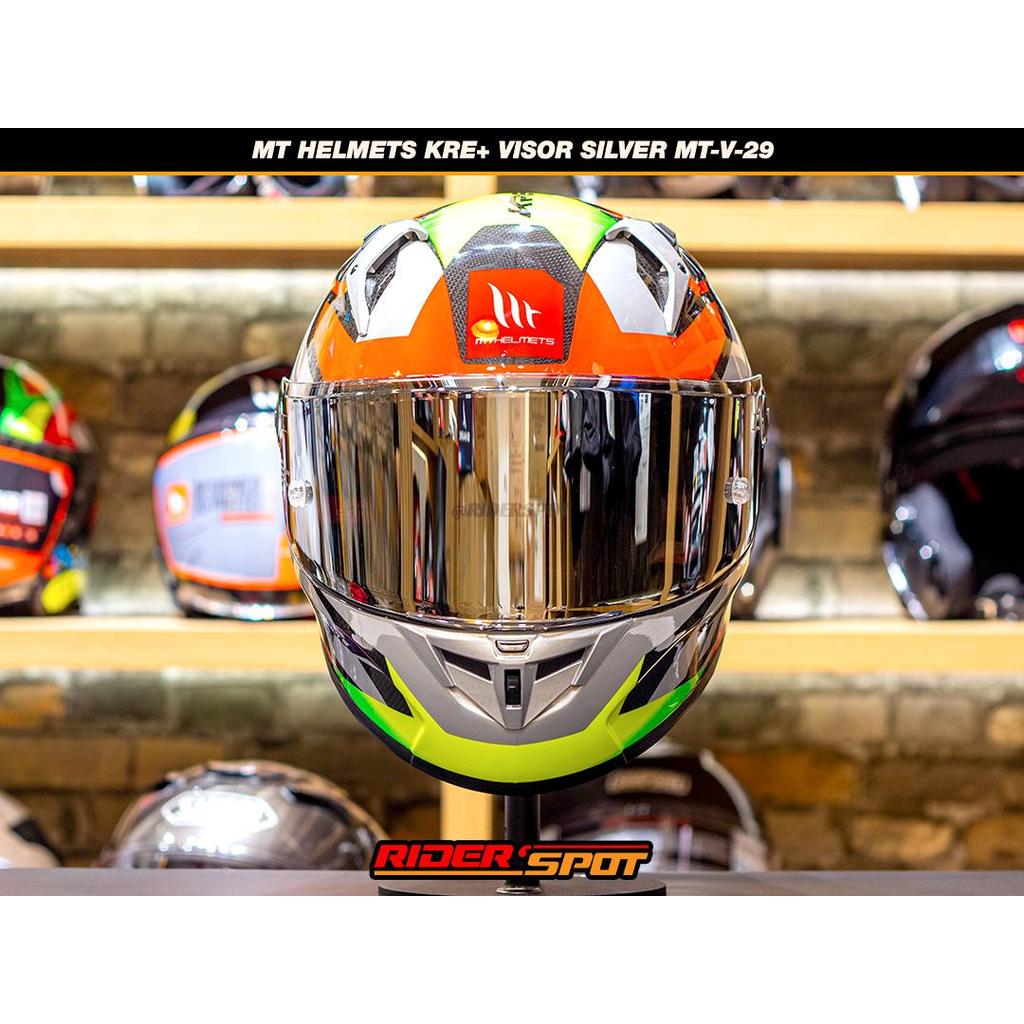 Kaca Helm MT Helmets Visor KRE+ Silver MT-V-29 Visor Original Touring