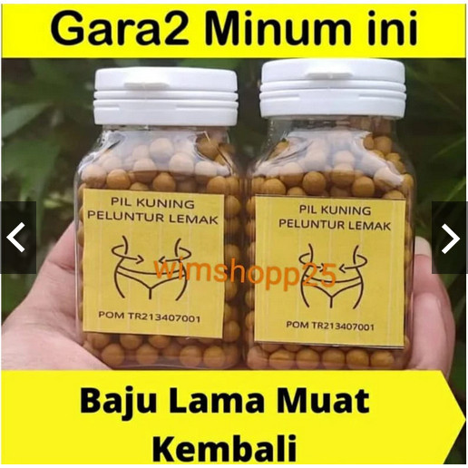 pelansing herbal pil kuning obt diet peluntur lemak susut perut [GudangKjp.Orie]