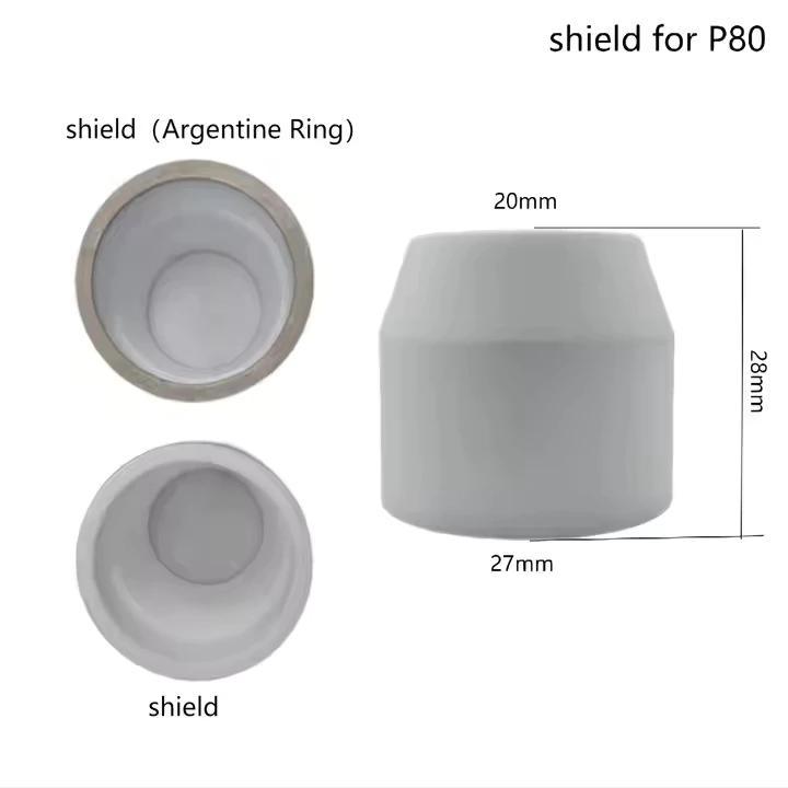 P80 Shield Cup Keramik Plasma P-80 Keramik Plasma CUT80 CUT100