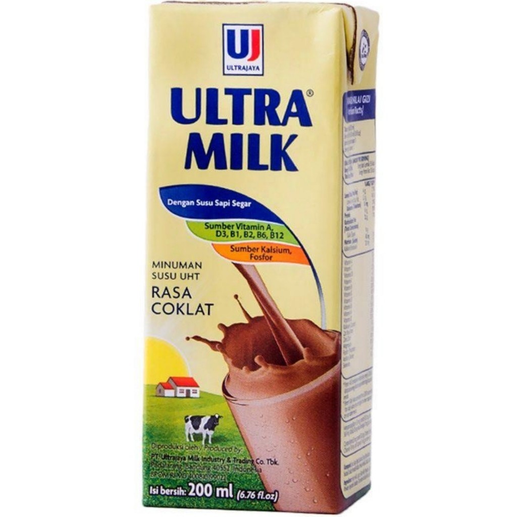 ULTRA SUSU COKLAT 200ML