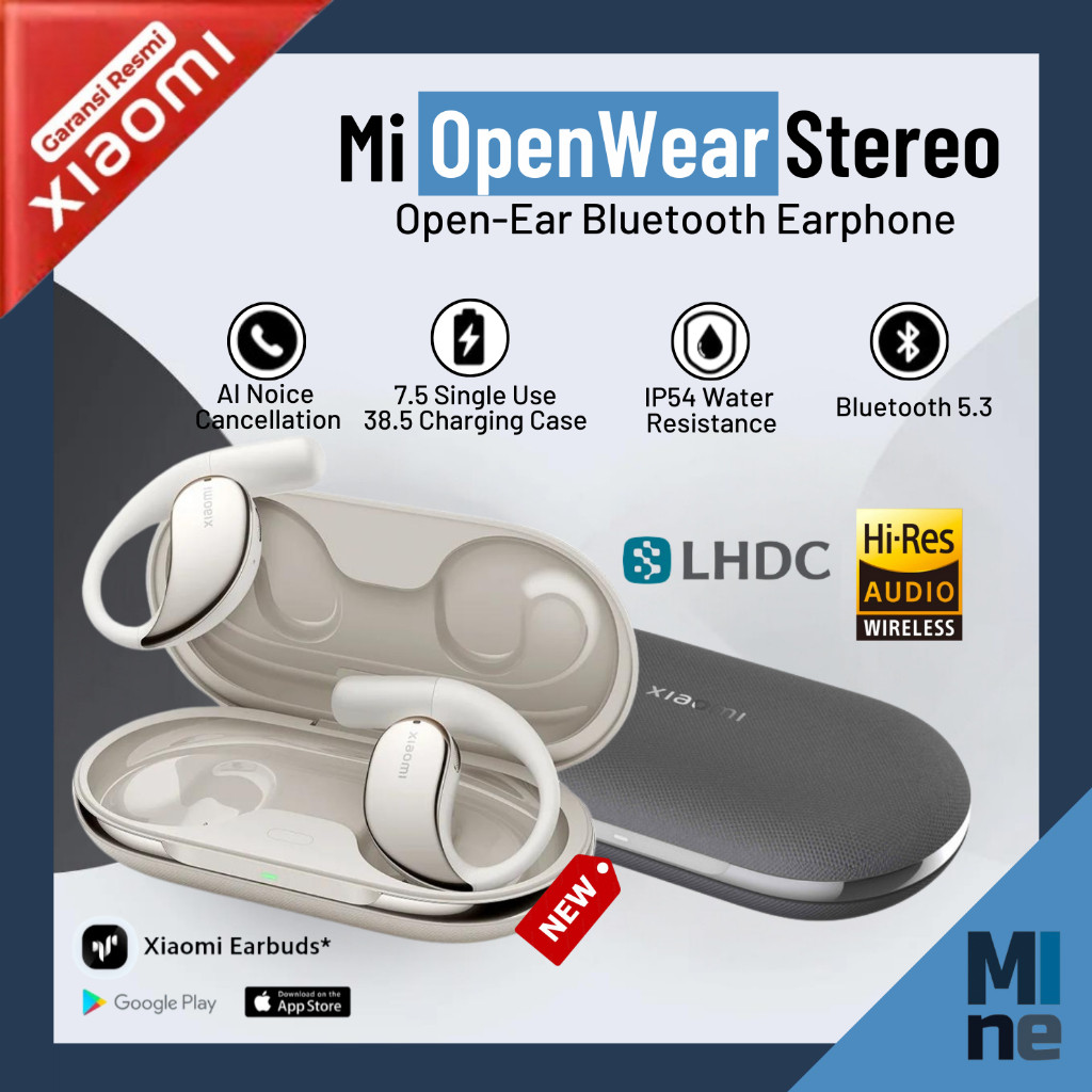 Mi OpenWear Stereo TWS Bluetooth Earbuds Hi-Res Audio LHDC