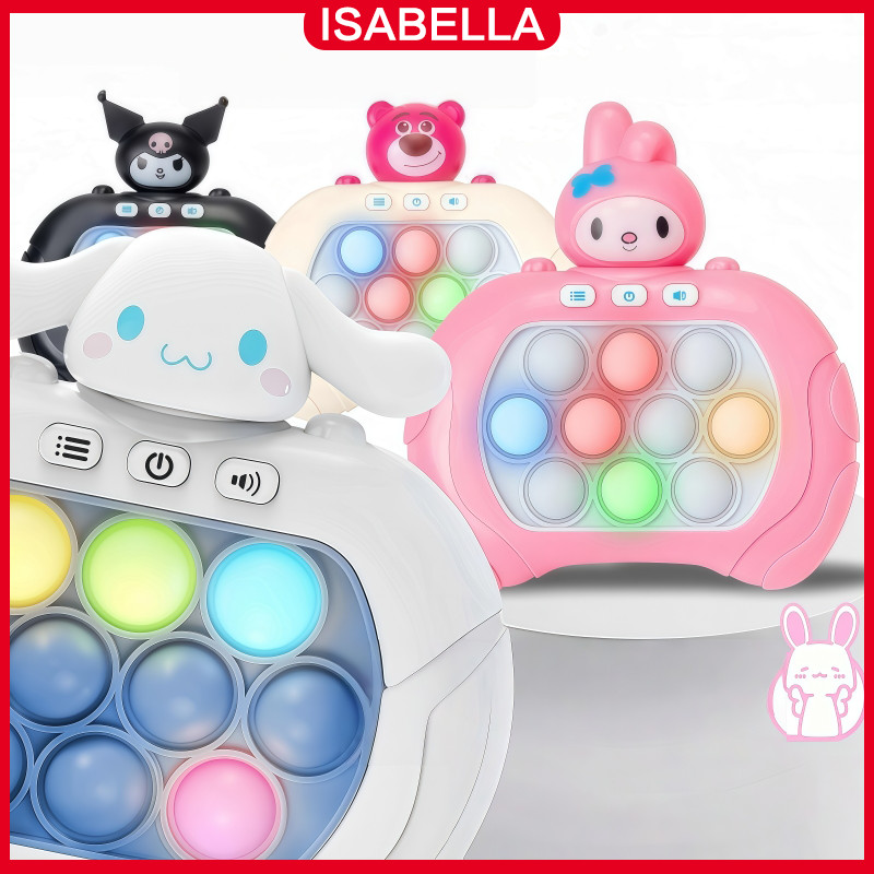 Selarass.id - ISABELLA 999 Level Pop It Push Bubble Game Pop It Elektrik / Mainan Game Pop it