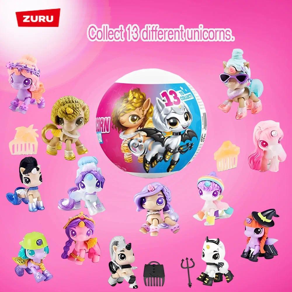 ZURU 5 Surprise Unicorn Squad Series Mini Unicorn  Accessories Blind Box Figurines Trendy Collectibl