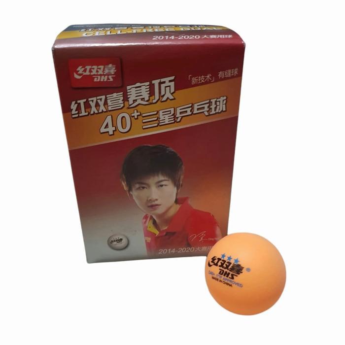 BOLA PINGPONG / BOLA TENIS MEJA DHS ISI 6 - Putih