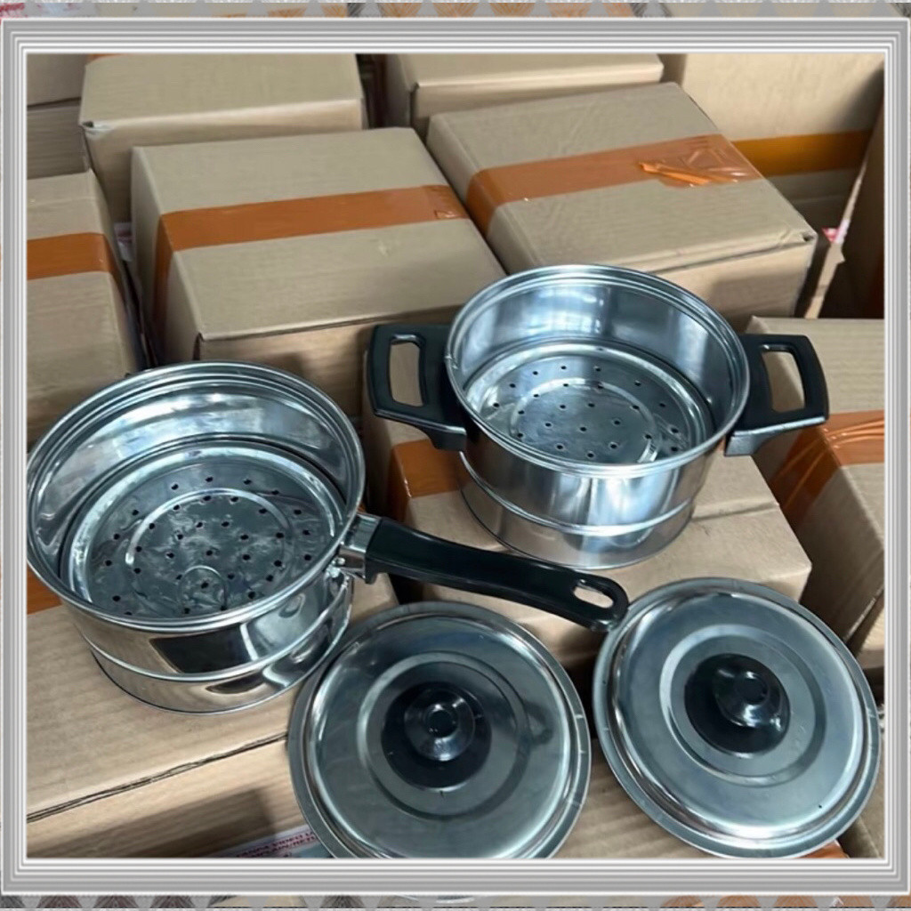 Termurah PANCI KUKUS/DANDANG KUKUSAN PLUS TUTUP STAINLES UK MINI 16cm FREE ENTONG NASI Terlaris