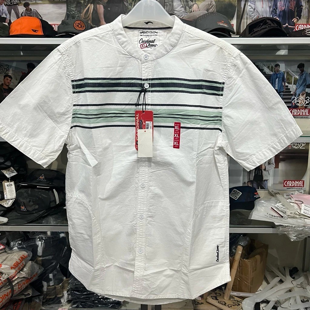 (MEGA SALE) Baju Koko Cardinal Lengan Pendek Original / Kemeja Koko Cardinal Casual Lengan Pendek