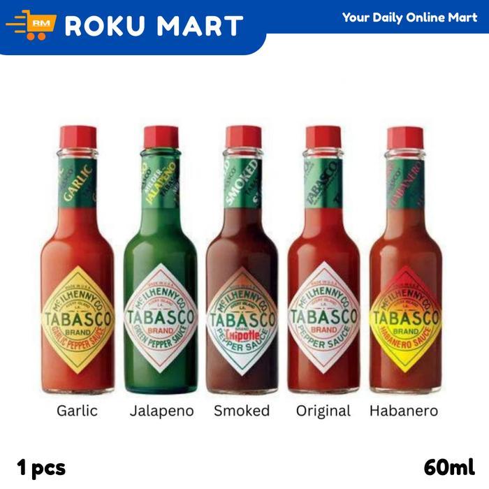 TABASCO 60 ml / Saus Tabasco 60ml All Variant Habanero Garlic Smoked Original