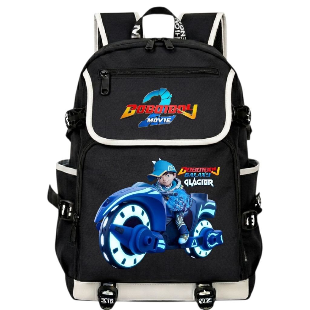 DNA_BAGS - Tas Sekolah Anak Laki Laki TK SD Karakter BoBoiBoy Galaxy FrostFire Gentar Baraju Glacier