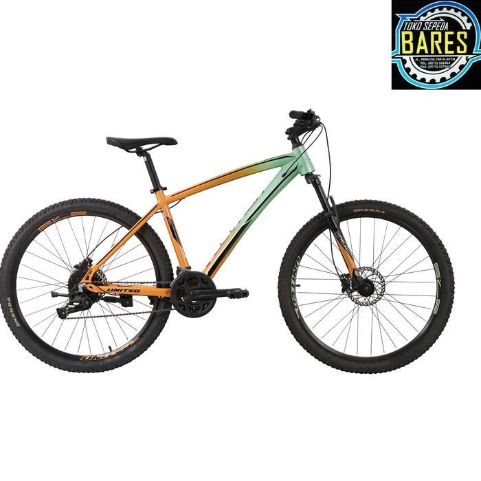 Sepeda Gunung / MTB 27.5 United Detroit 2.00 - Green Brown