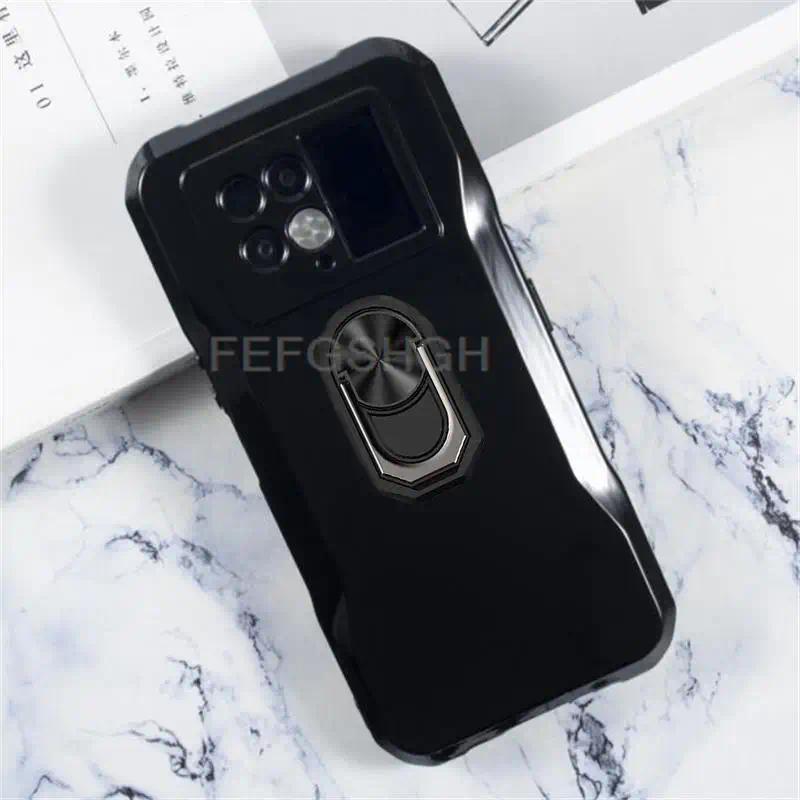For Doogee V20 5G 6.43" Back Finger Ring Soft TPU Silicone Case For Doogee V20 5G Phone Cover