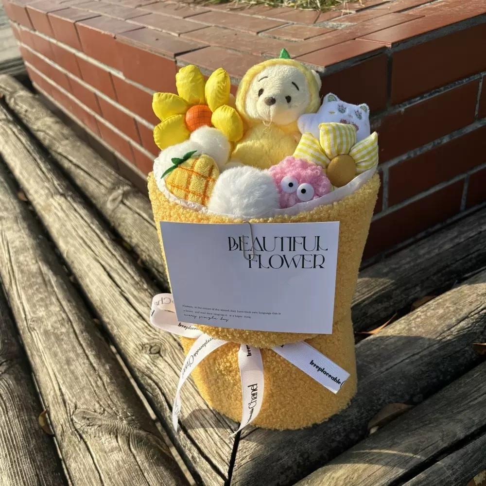 KUKURI - [READY STOCK] WINNIE THE POOH Buket Boneka - Kado Ulang Tahun Anniversary Birthday Anak